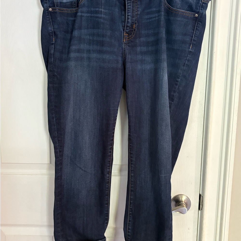 GAP Brand Dark Blue Cuffed Denim Jeans